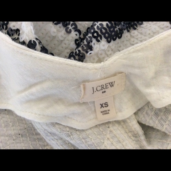 J. CREW SEQUIN ZIG ZAG TANK TOP XS - Picture 6 of 8
